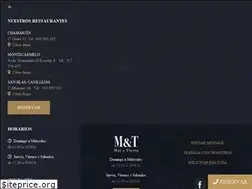 Sites similar to restaurantemarytierra.es