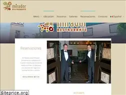Sites similar to restaurantemirador.com.mx