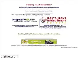 Sites similar to restaurantemployment.com