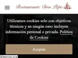 Sites similar to restaurantepensiondonpepe.com