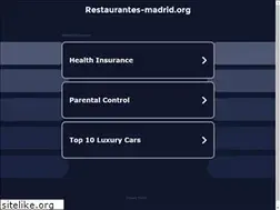 Sites similar to restaurantes-madrid.org