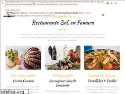 Sites similar to restaurantesolfamara.com