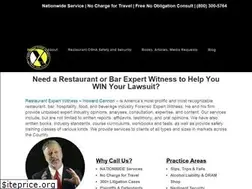 Sites similar to restaurantexpertwitness.com