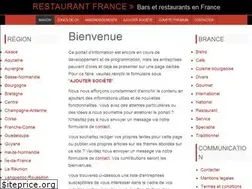 Sites similar to restaurantfrance.info
