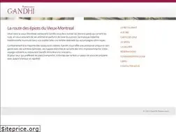Sites similar to restaurantgandhi.com