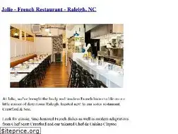 Sites similar to restaurantjolie.com
