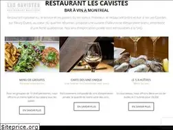 Sites similar to restaurantlescavistes.com