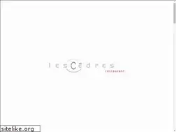 Sites similar to restaurantlescedres.fr