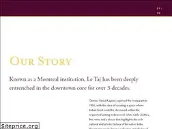 Sites similar to restaurantletaj.com