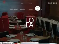 Sites similar to restaurantlola.com