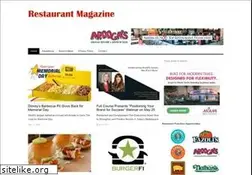 Sites similar to restaurantmagazine.com