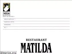 Sites similar to restaurantmatilda.com