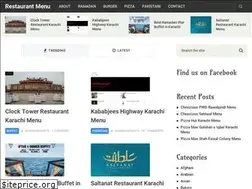 Sites similar to restaurantmenu.pk