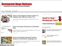 Sites similar to restaurantnewsrelease.com