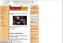 Sites similar to restaurantreport.com
