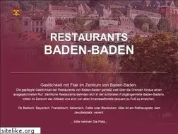 Sites similar to restaurants-baden-baden.de