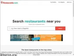 Sites similar to restaurants.com