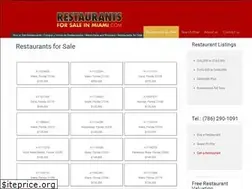 Sites similar to restaurantsforsaleinmiami.com