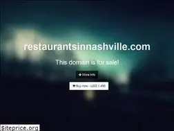 Sites similar to restaurantsinnashville.com