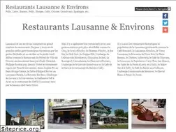 Sites similar to restaurantslausanne.com