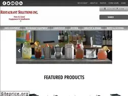 Sites similar to restaurantsolutionsinc.com