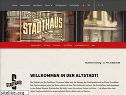 Sites similar to restaurantstadthaus.ch