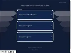 Sites similar to restaurantsuppliesmesaarizona.com