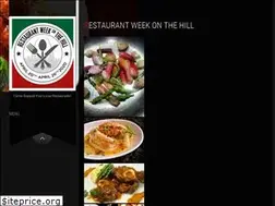 Sites similar to restaurantweekonthehill.com