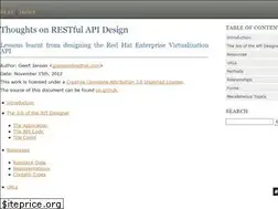 Sites similar to restful-api-design.readthedocs.io