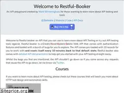 Sites similar to restful-booker.herokuapp.com