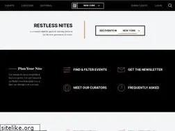 Sites similar to restlessnites.com