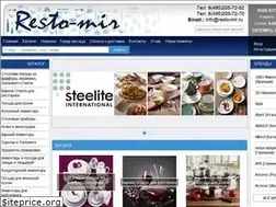 Sites similar to resto-mir.ru