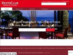 Sites similar to restoclub.fr