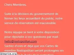 Sites similar to restopolitan.com