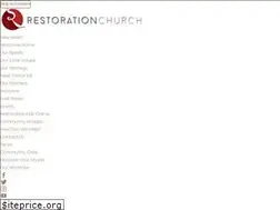 Sites similar to restoration.church