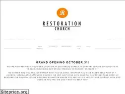 Sites similar to restorationchurch.us