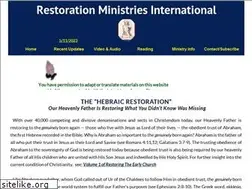 Sites similar to restorationministries.org
