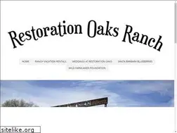 Sites similar to restorationoaksranch.com