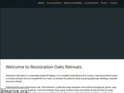 Sites similar to restorationoaksretreats.com