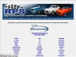 Sites similar to restorationpartssource.com