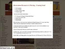 Sites similar to restorationresources.com
