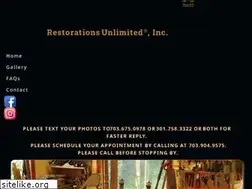 Sites similar to restorationsunlimited.com