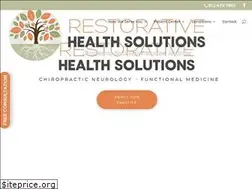 Sites similar to restorativehealthsolutions.com