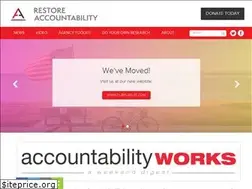 Sites similar to restoreaccountability.com