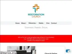 Sites similar to restorechurch.ca