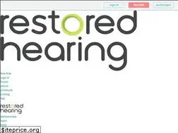 Sites similar to restoredhearing.com