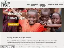 Sites similar to restorehopetoday.org