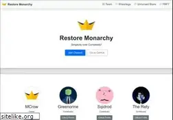 Sites similar to restoremonarchy.com