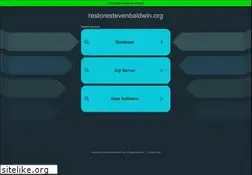 Sites similar to restorestevenbaldwin.org