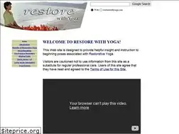 Sites similar to restorewithyoga.com